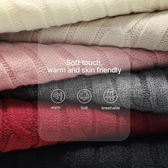 Women’s Knit Scarf for Winter 70.86 x 9.84 inches - Image 3