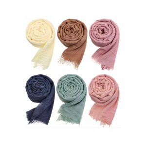 6 Pcs Women Scarf Shawl Hijab